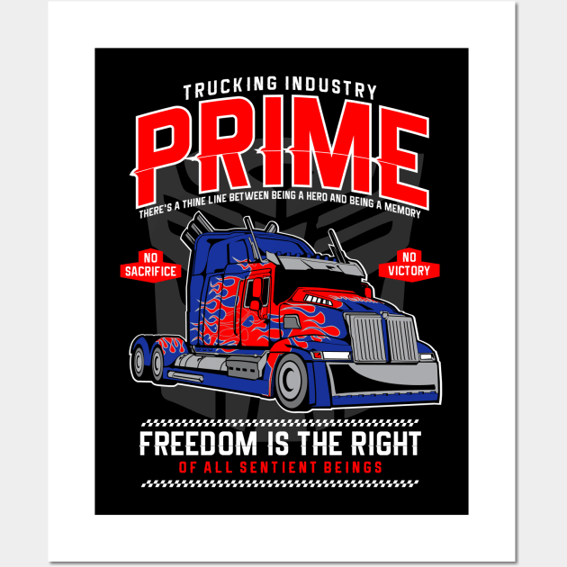 Optimus prime Wall Art by OniSide